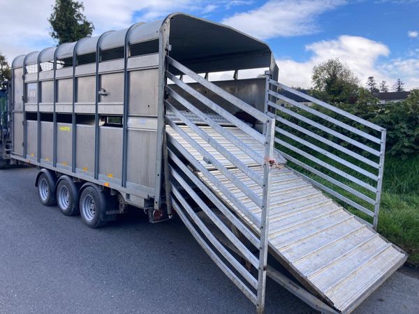2019 Ifor Williams DP120 14ft Tri Decks Trailer - Main image