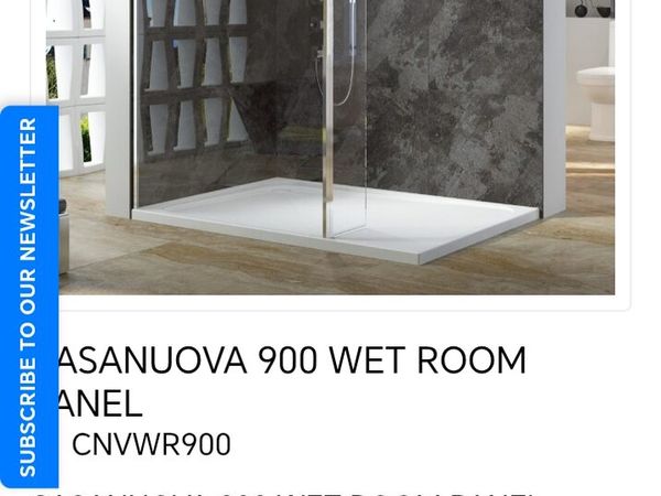 Casanouva 900mm wet room panel - Main image