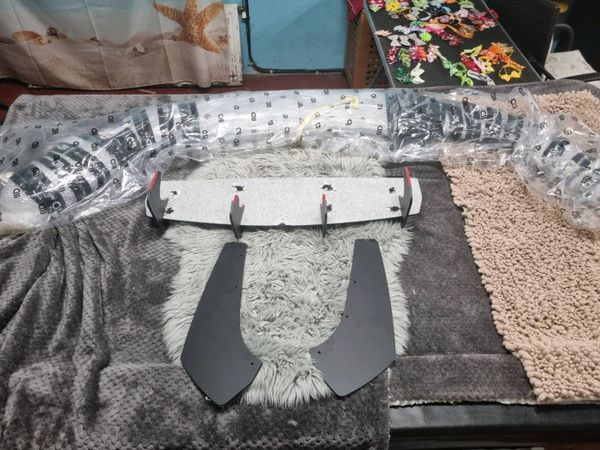 Hyundai coupe 2005 - 2008 front and back splitter - Main image
