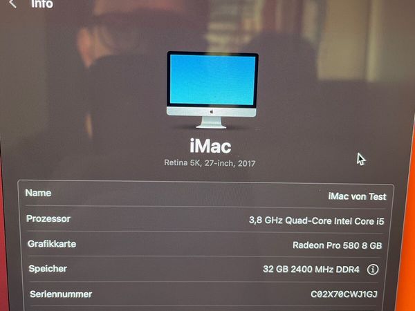Apple iMac 27-inch Retina 5K (2017) – 32GB RAM for sale in Cork for € ...