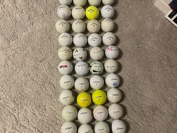 Golf balls - selected of 56 used mixed balls - Main image