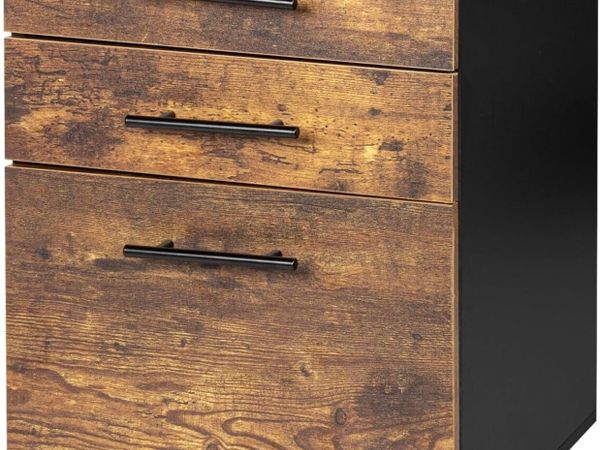 Roll Container 3 Drawers Hanging File - Main image