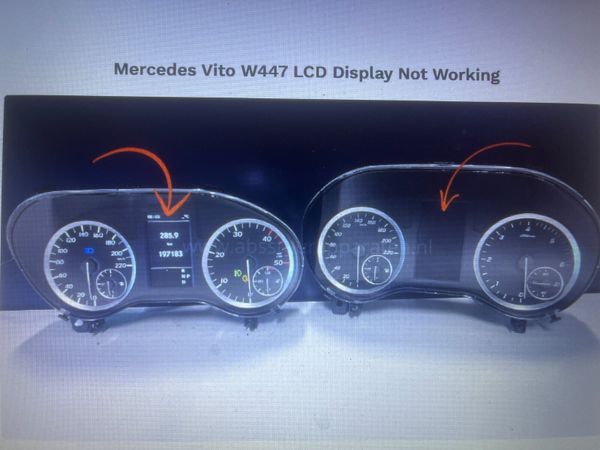 Mercedes Vito /Vaneo Speedo lcd display repair - Main image