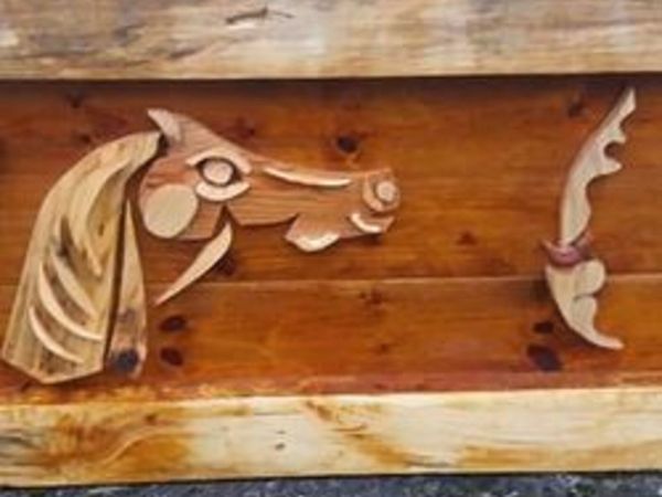 Rustic Driftwood Horsehead Art / Display - Main image
