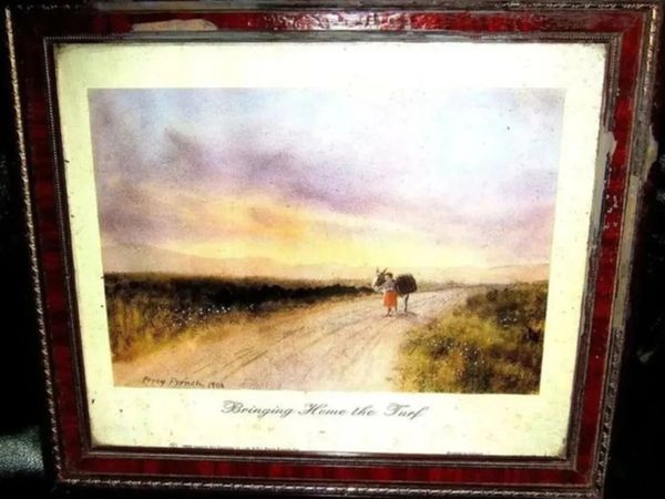 Vintage Framed Percy French Print - Main image