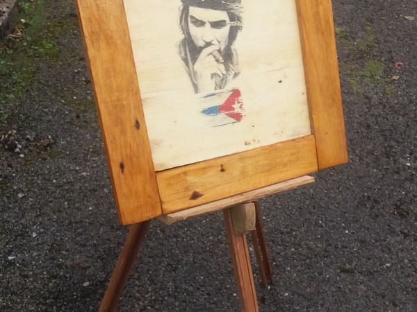 Vintage Style Che Guevara Wood Art Sign / Plaque - Main image
