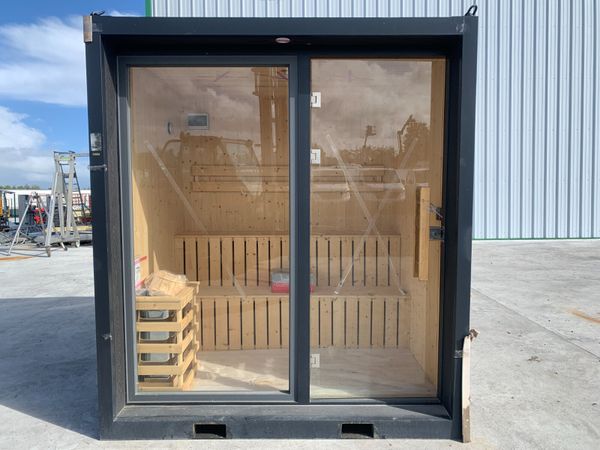 NEW/UNUSED 7FT X 7FT GARDEN SAUNA FOR AUCTION - Main image