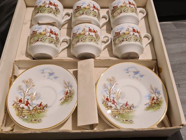 Vintage Fox Hunting Tea Set - Main image
