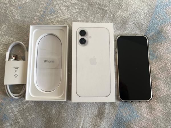 iPhone 16 128GB White Excellent Condition Like New - Main image