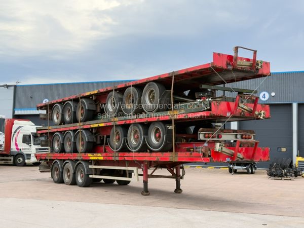 2011 SDC - 5 FLATBED TRAILERS. TRI AXLE, BPW AXLES - Main image