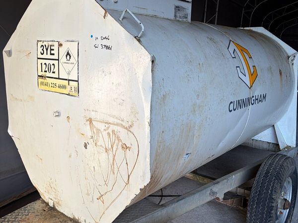 Main 2000 Litre Single Axle Bunded Fuel Bowser - Main image
