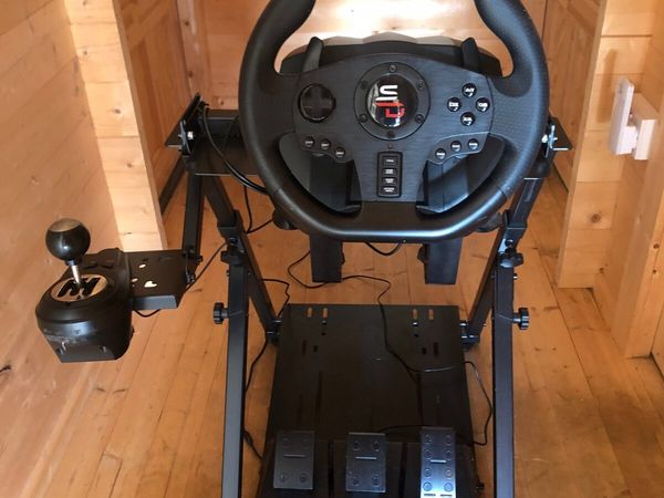 SD Pro Steering Wheel with Gear Shift and Pedals. - Main image