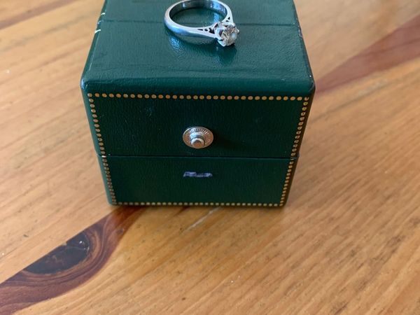 White Gold Diamond Solitaire Ring 1 x 18ct - Main image