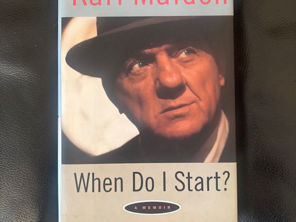 Karl Malden "When Do I Start" Book - Main image