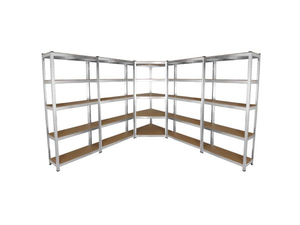 5 Tier Boltless Shelving Storage Shelves New - Main image