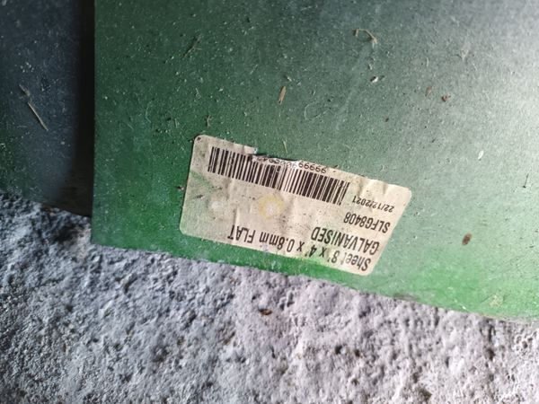 Flat galvanised sheets - Main image