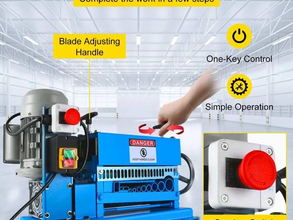 Automatic Wire Stripper 370W 11 Holes 1.5–38mm - Main image