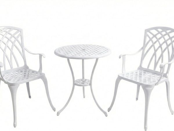 Luxurious Garden and Patio Table 2 Large Chairs - Main image