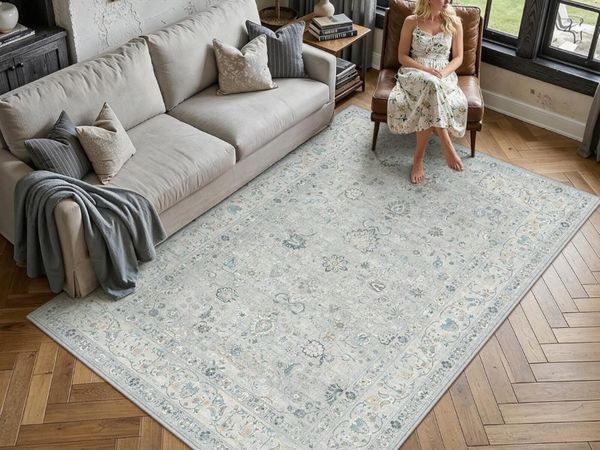 Rugs Living Room Washable Non Slip Carpet - Main image