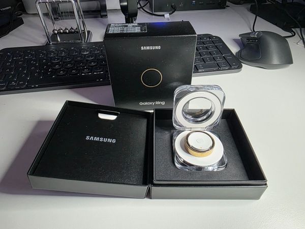 Samsung Galaxy Ring Titanium Gold – Size 15 - Main image