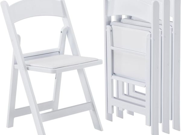 Resin Folding Chairs Foldable Chair (4 Pack) - Main image