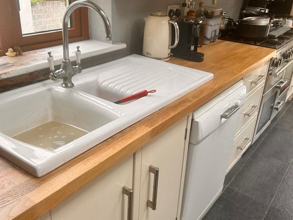 Sanindusa Lusitano 1.5 Bowl Ceramic Kitchen Sink & - Main image