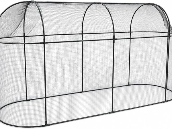 Steel Long Fruit Cage Frame with Bird Netting - Main image