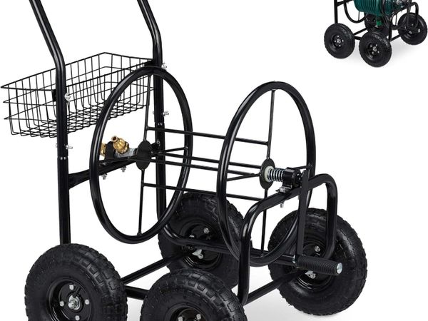 Hose Trolley Up to 75 Meters 4 Rubber - Main image