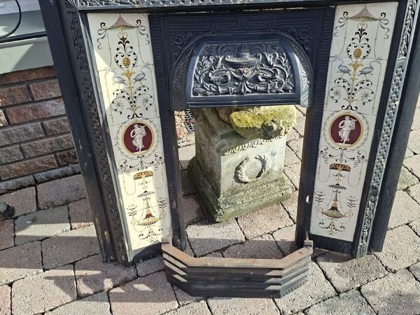 Antique Cast Iron Fireplace - Main image