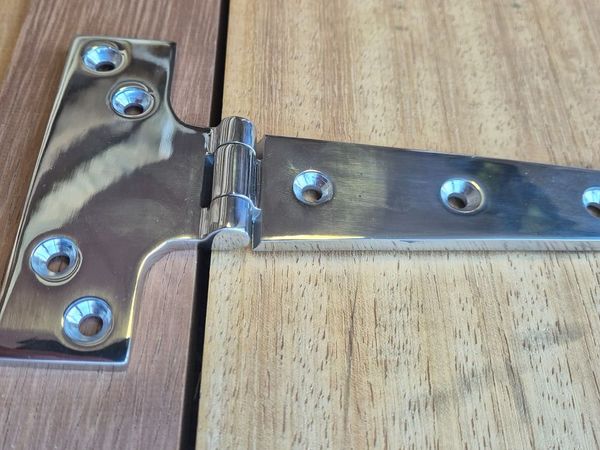 A4 Marine Grade Hinge 5mm x 195 x98 - Main image