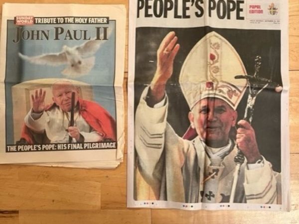 Pope Visit to Ireland Herald Newspaper 1979 - Main image