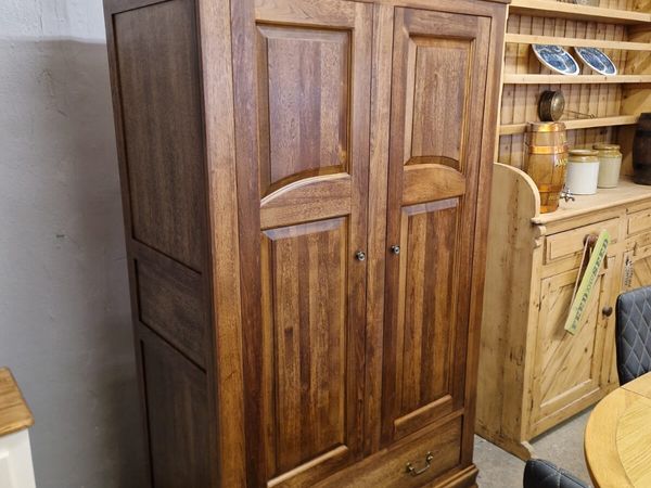 Victorian style oak wardrobe - Main image