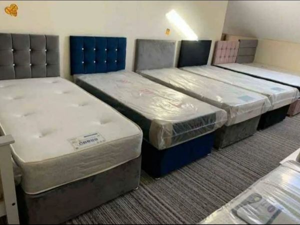 Luxury Crushed Velvet Beds – Complete Packages - Main image
