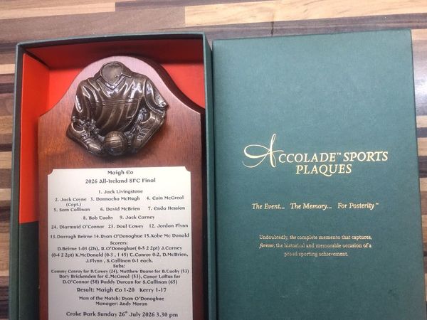 Mayo All Ireland 2026 Commemorative Plaque - Main image