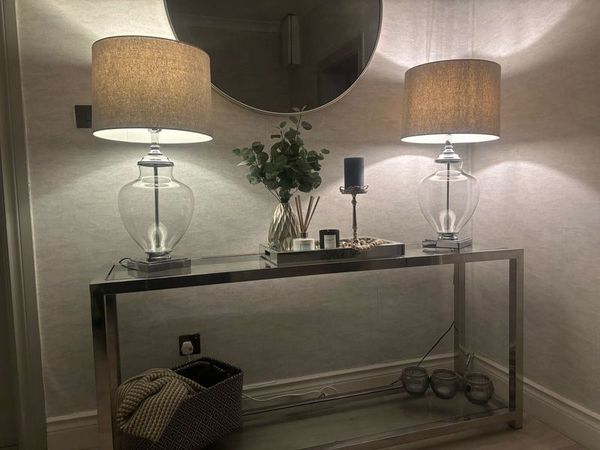 chrome console table - Main image