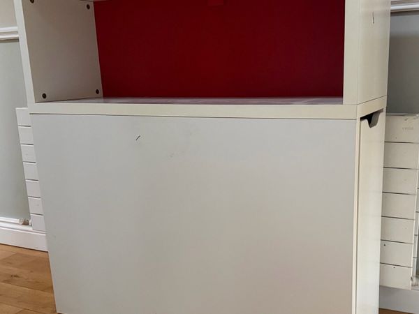 Free IKEA headboard bookshelf with rollout storage - Main image