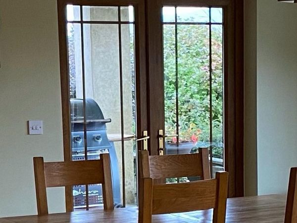 Patio pvc double doors - Main image