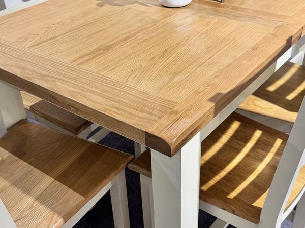 Extending Oak Dining Table for sale in Meath for €450 on DoneDeal