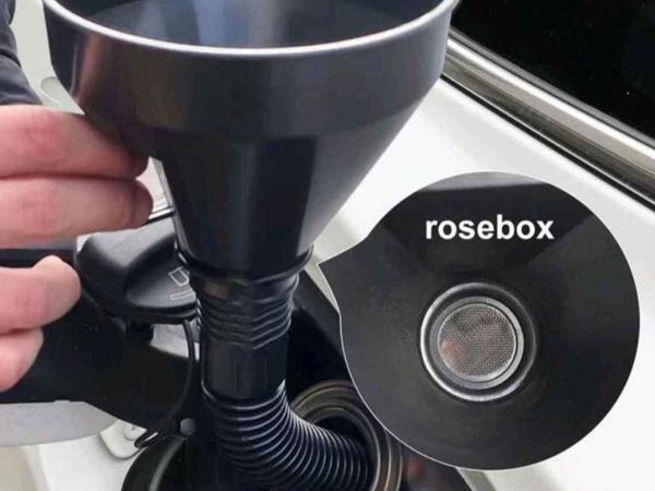 Gasoline oil etc funnel with filter - Main image