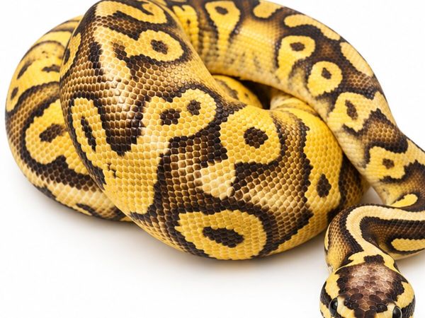 Royal python pastel cinnamon 100% het pied female - Main image