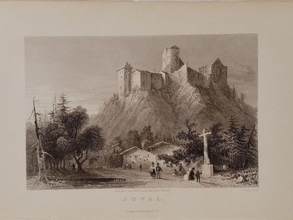 Juval Castle 1836 Antique Print - Main image
