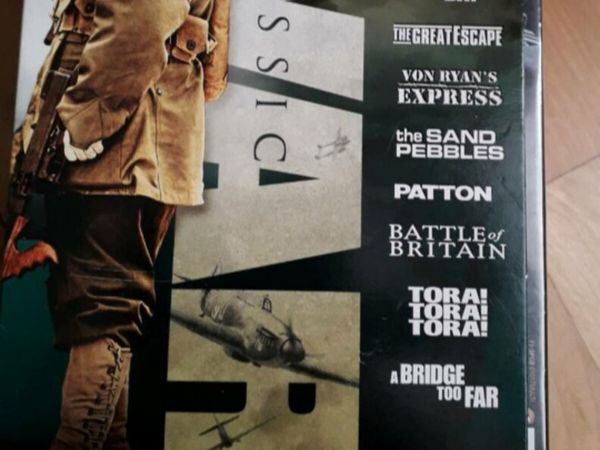 BOX.    SET.  OF.  9.  WAR.   FILMS. - Main image