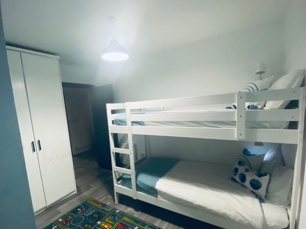 White Single Bunk Bed - Main image