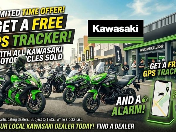 FREE GPS Tracker with any new KAWASAKI - Main image