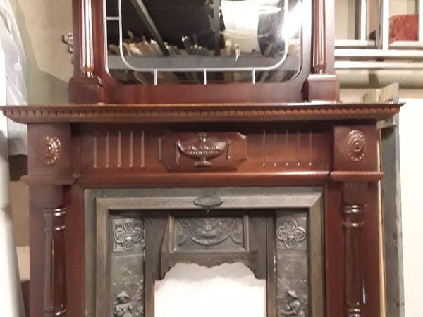 Mahogany fireplace - Main image