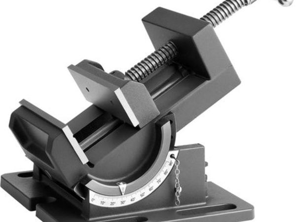 Tilting Vise, 4.25 Inch Jaw Width, Portable Drill - Main image