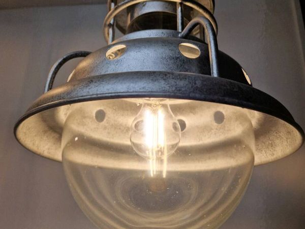 Vintage French industrial style lampshade - Main image