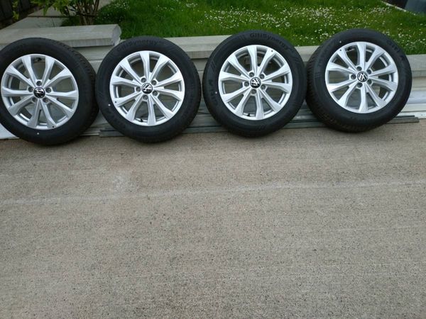 Brand new genuine VW caddy alloys wheels - Main image