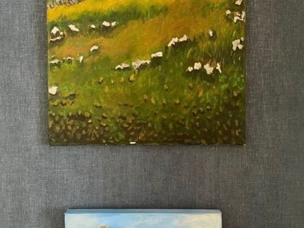 Beautiful Pair of Irish Oil Paintings - Main image