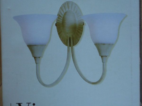 NEW IN BOX  VIERA DOUBLE WALL LIGHT. - Main image